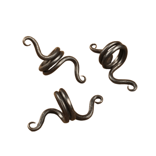 IRON NAPKIN RING (BLACK) SET OF 3